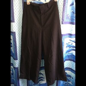 Uniqlo Wide Leg Capris Pants Sz 2
